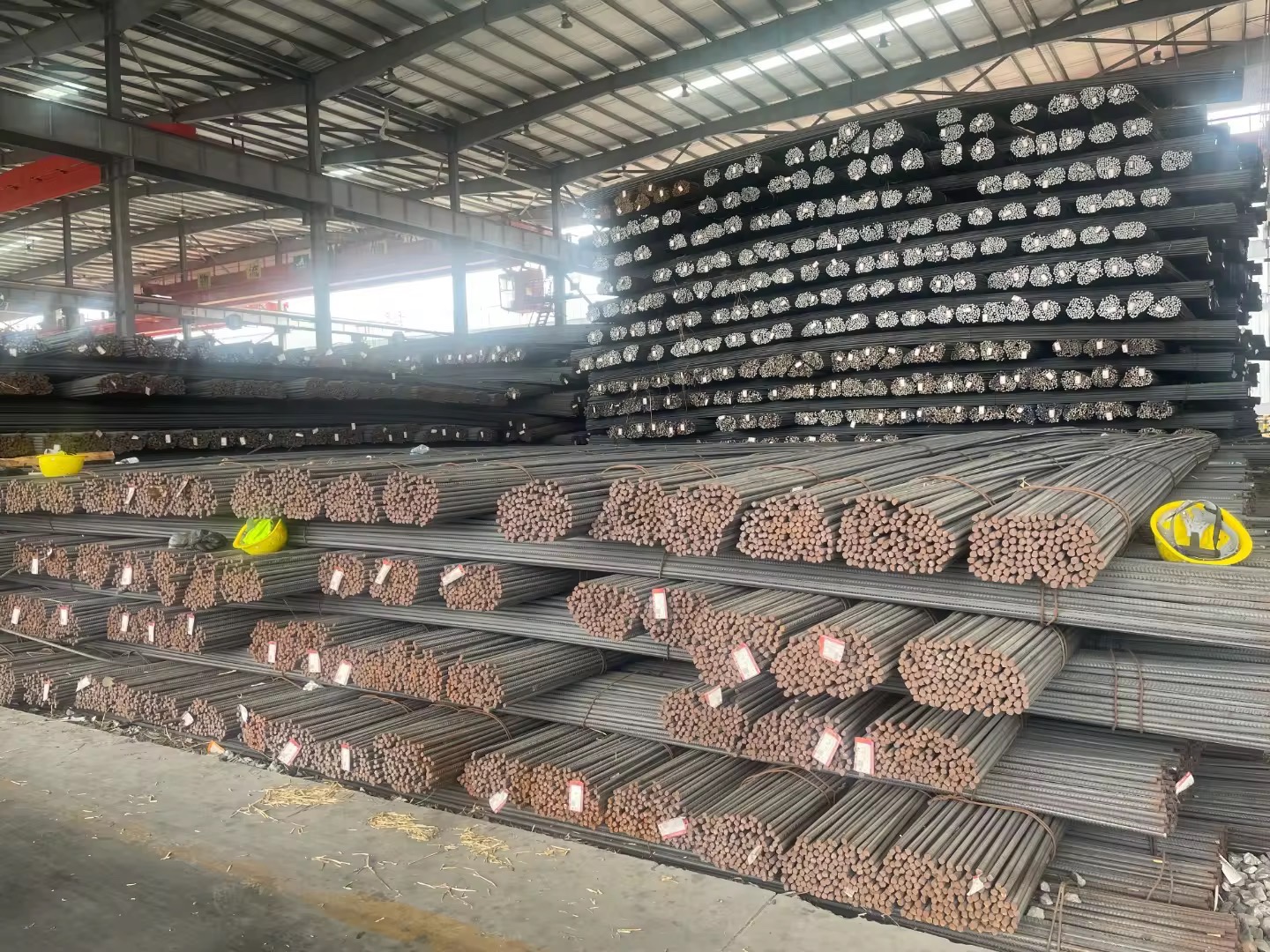 Rebar warehouse stock